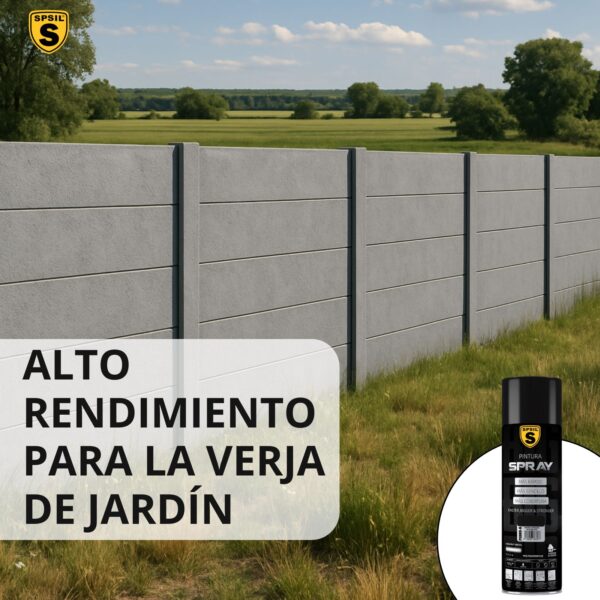 PE009-6 Pintura en Spray de Alta Cobertura Spsil negro satinado