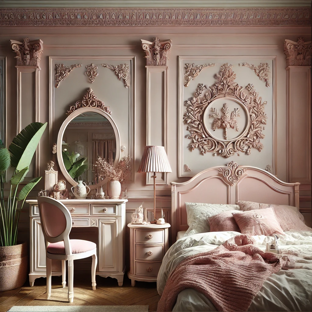 Transforma tu Dormitorio en un Palacio con Pintura en Spray Efecto Tiza "Morandi" en Rosa Cuarzo