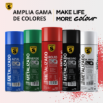 spray metalizado usos y colores