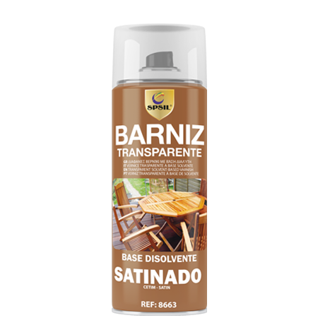 Spray Barniz Transparente Satinado 200 ml