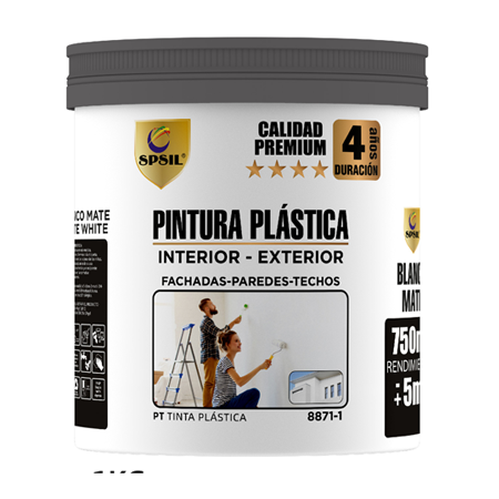 Pintura Plástica Interior-Exterior Premium Spsil