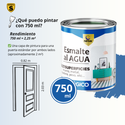Pintura esmalte al agua