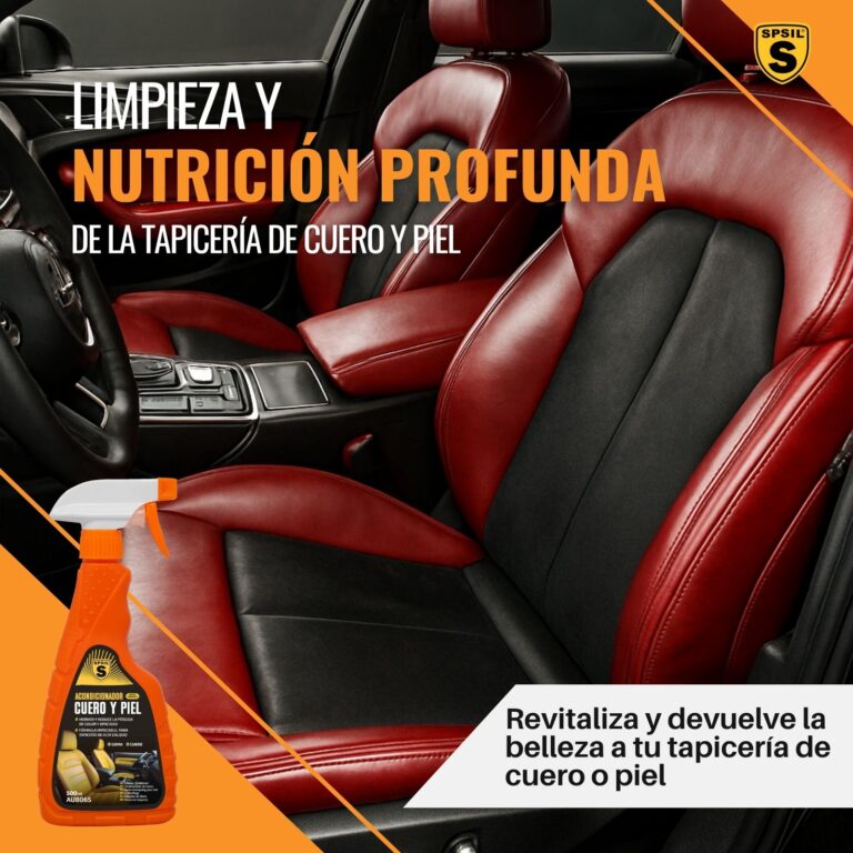Acondicionador de cuero y piel tapiceria de coche 1