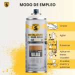 spray base agua metalizado usos