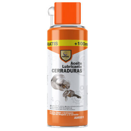 AM001 Lubricante para cerraduras 200ml | Mejora el funcionamiento de tus cerraduras