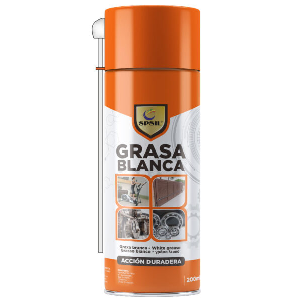 AM004 Grasa blanca 200ml | Lubricante de alta resistencia para maquinaria