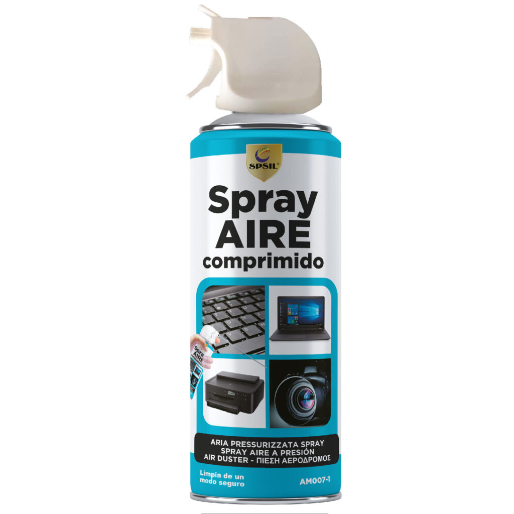 Spray Aire Comprimido SPSIL - Limpieza de Equipos Electrónicos