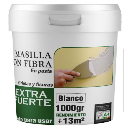 AT019 Masilla Fibra SPSIL 1Kg, para grietas y fisuras, reparaciones extra fuertes.