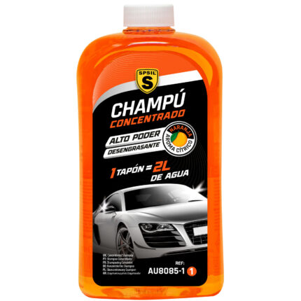 AU8085-1 Champú Naranja Alto Poder Desengrasante para Carrocería de Vehículo