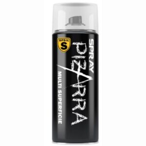 PZ003_Spray Efecto Pizarra Negra SPSIL 400 ml, ideal para crear superficies de pizarra en paredes, muebles y objetos. Da un toque creativo y funcional a tu espacio.