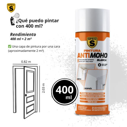 Spray pintura antimoho