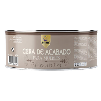 MAD001 Cera de acabado para madera SPSIL, ideal para muebles, proporciona brillo y protección a las superficies de madera.