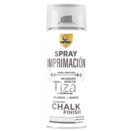 T026_Spray Imprimación Blanco 400 ml Efecto Tiza – Ideal para Renovar Superficies