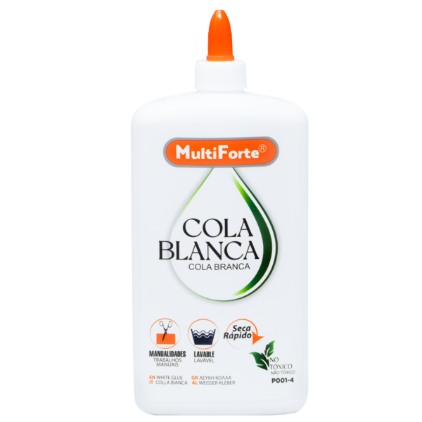 P001-4 cola blanca multiusos 480 gr perfecta para uso escolar
