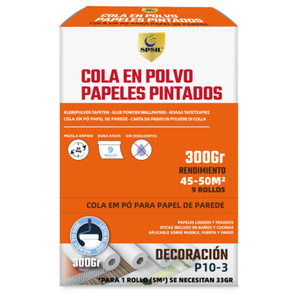P010-3 cola en polvo para papel pintado resultados profesionales